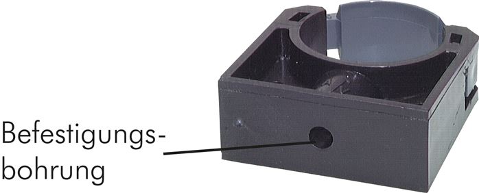 Exemplaire exposé: Trou de fixation