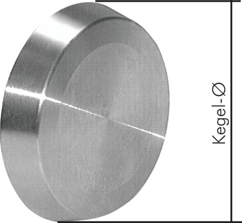 Exemplaire exposé: Capuchons de fermeture pour embouts filetés (filetage laiterie), 1.4404, DIN 11851